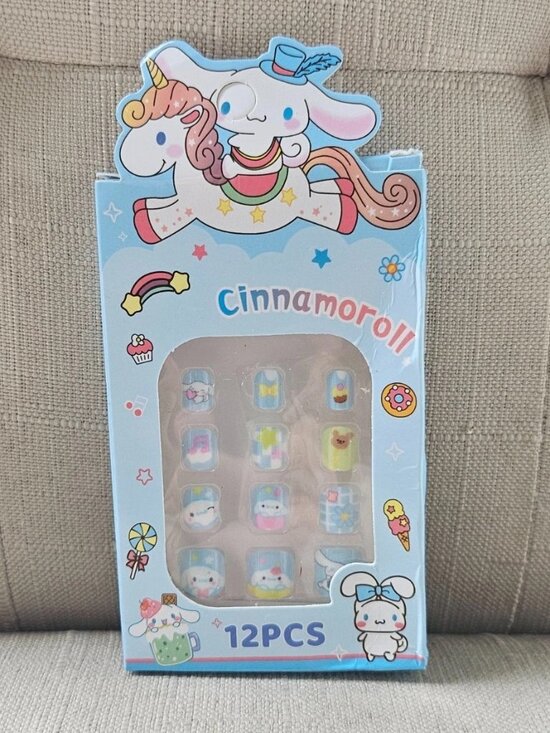 Other - Cinnamoroll Girls Nails Press On Nails 12 PCS Multi Color Nail In a box Unbrand